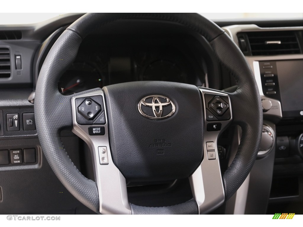 2021 Toyota 4Runner SR5 Premium 4x4 Black/Graphite Steering Wheel Photo #143131260