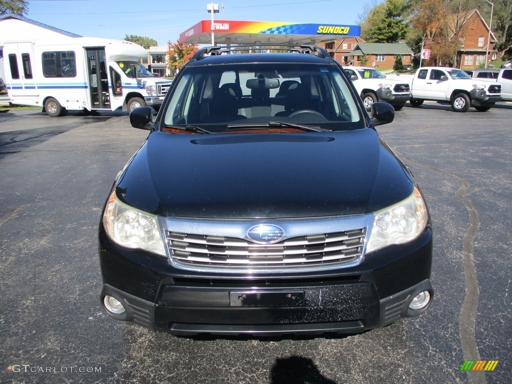 2010 Forester 2.5 X Premium - Obsidian Black Pearl / Black photo #24