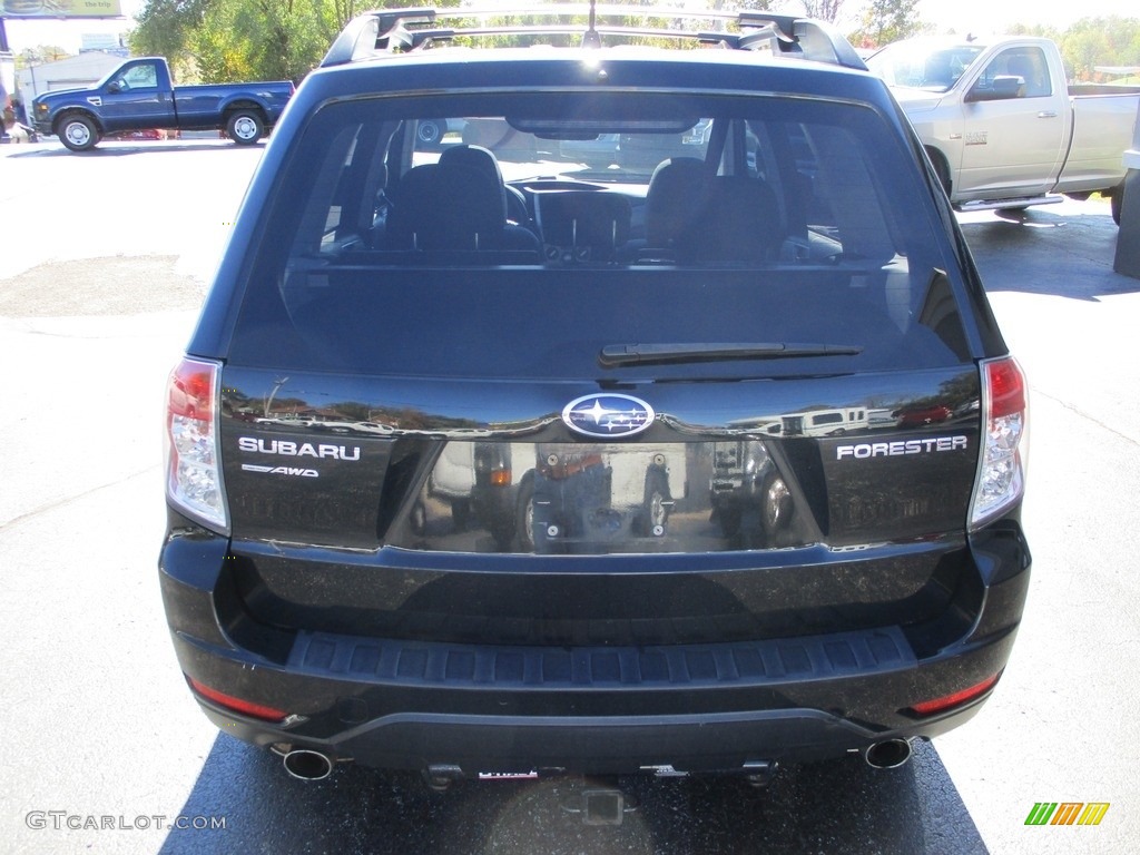 2010 Forester 2.5 X Premium - Obsidian Black Pearl / Black photo #26