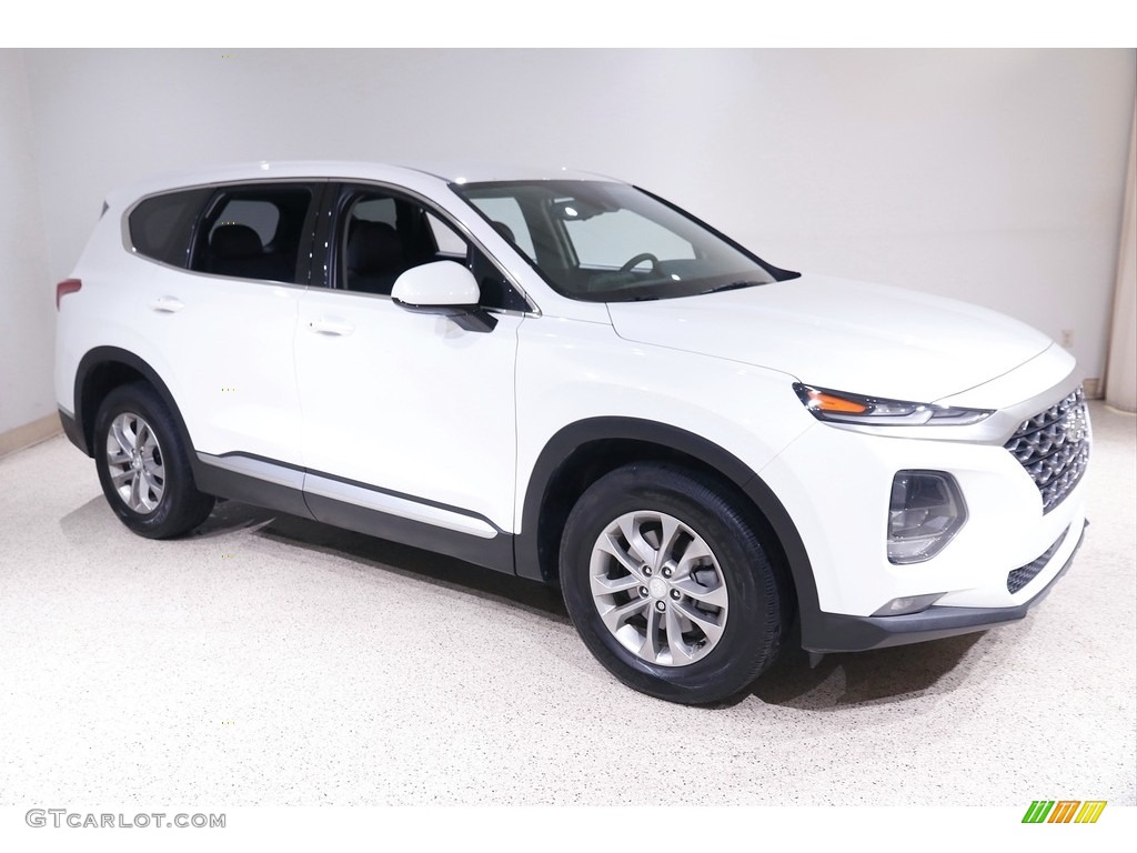 2020 Santa Fe SEL AWD - Quartz White / Black photo #1