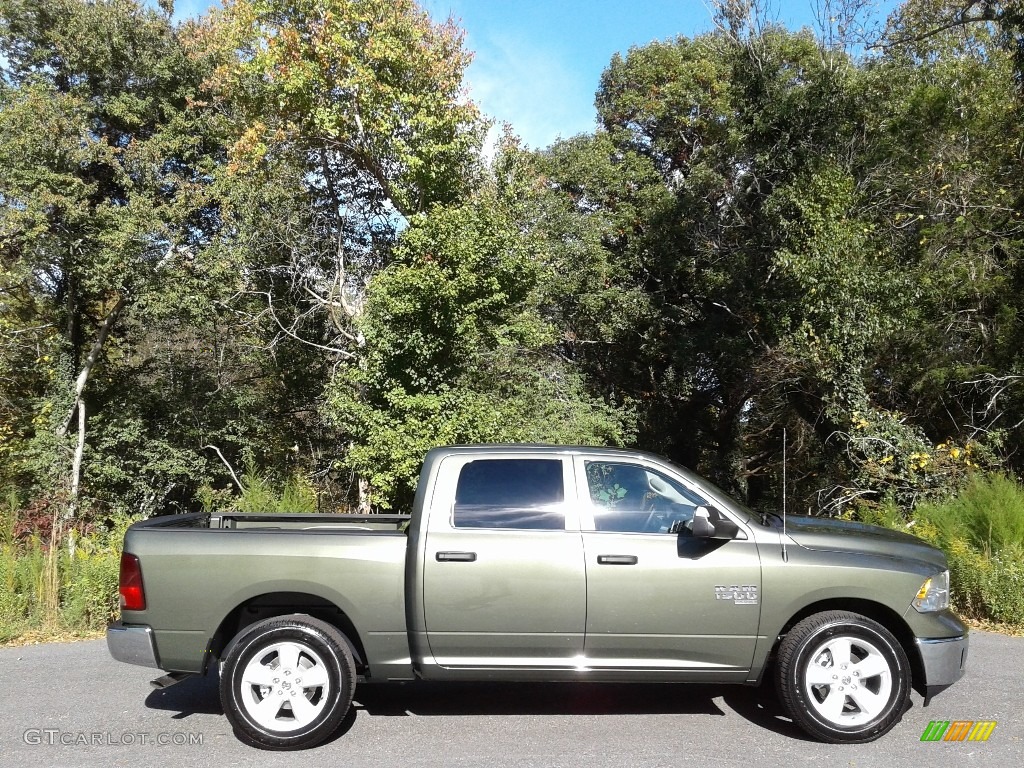 Olive Green Pearl 2021 Ram 1500 Classic Crew Cab Exterior Photo #143131800