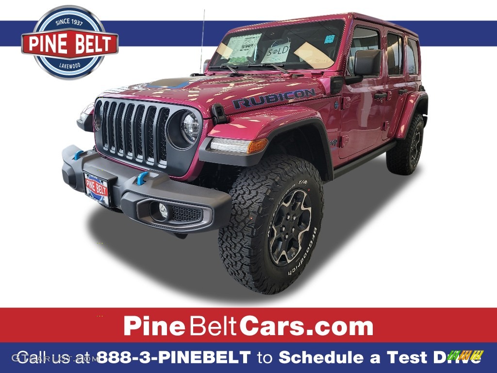 2021 Wrangler Unlimited Rubicon 4xe Hybrid - Limited Edition Tuscadero Pearl / Black photo #1