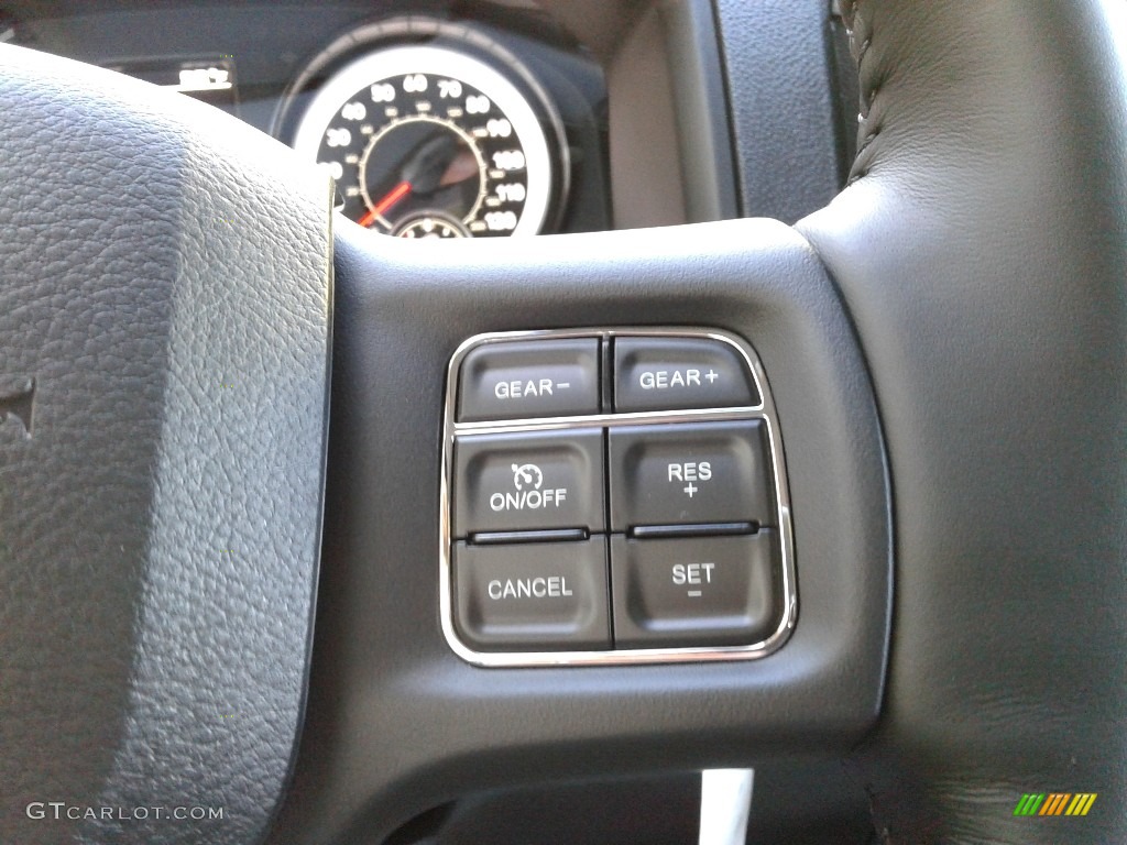2021 Ram 1500 Classic Crew Cab Diesel Gray/Black Steering Wheel Photo #143132115