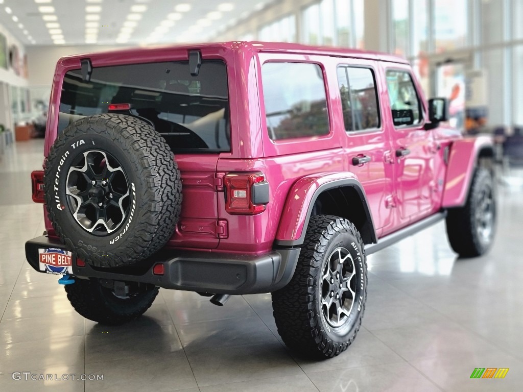 2021 Wrangler Unlimited Rubicon 4xe Hybrid - Limited Edition Tuscadero Pearl / Black photo #7