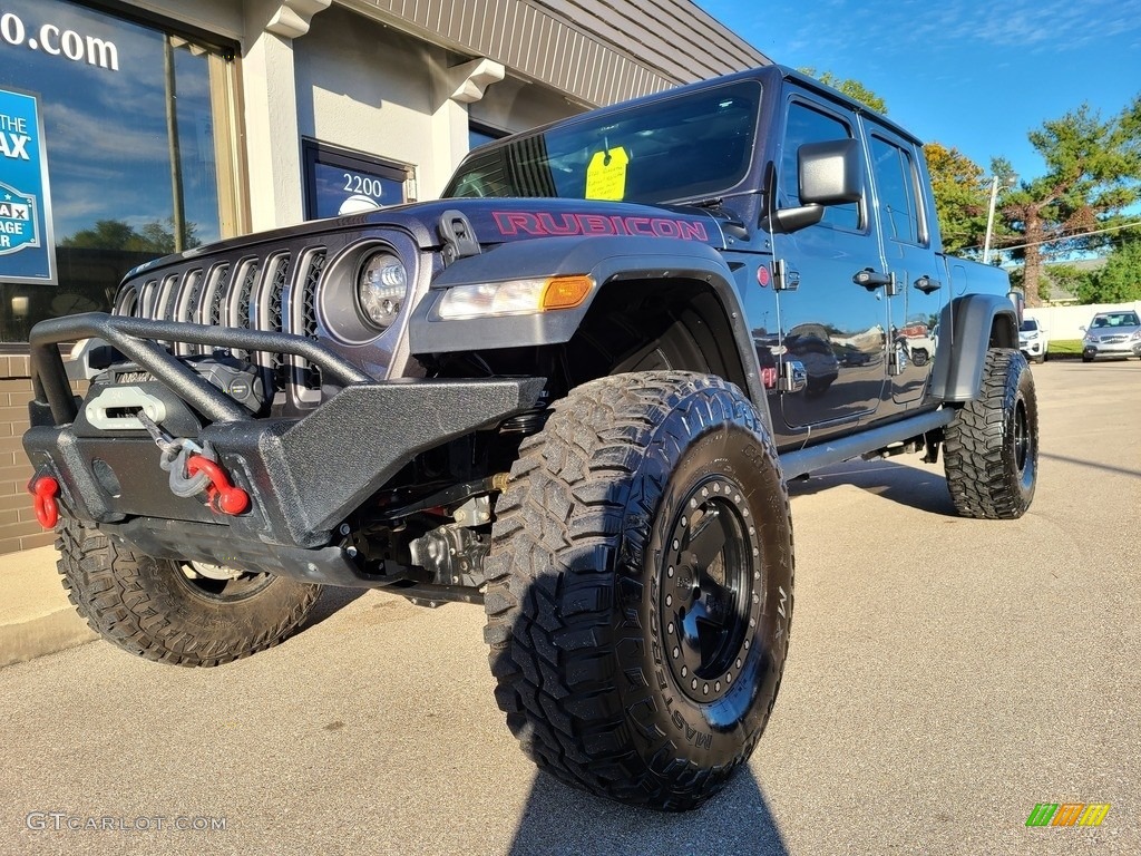 2020 Gladiator Rubicon 4x4 - Granite Crystal Metallic / Black photo #1