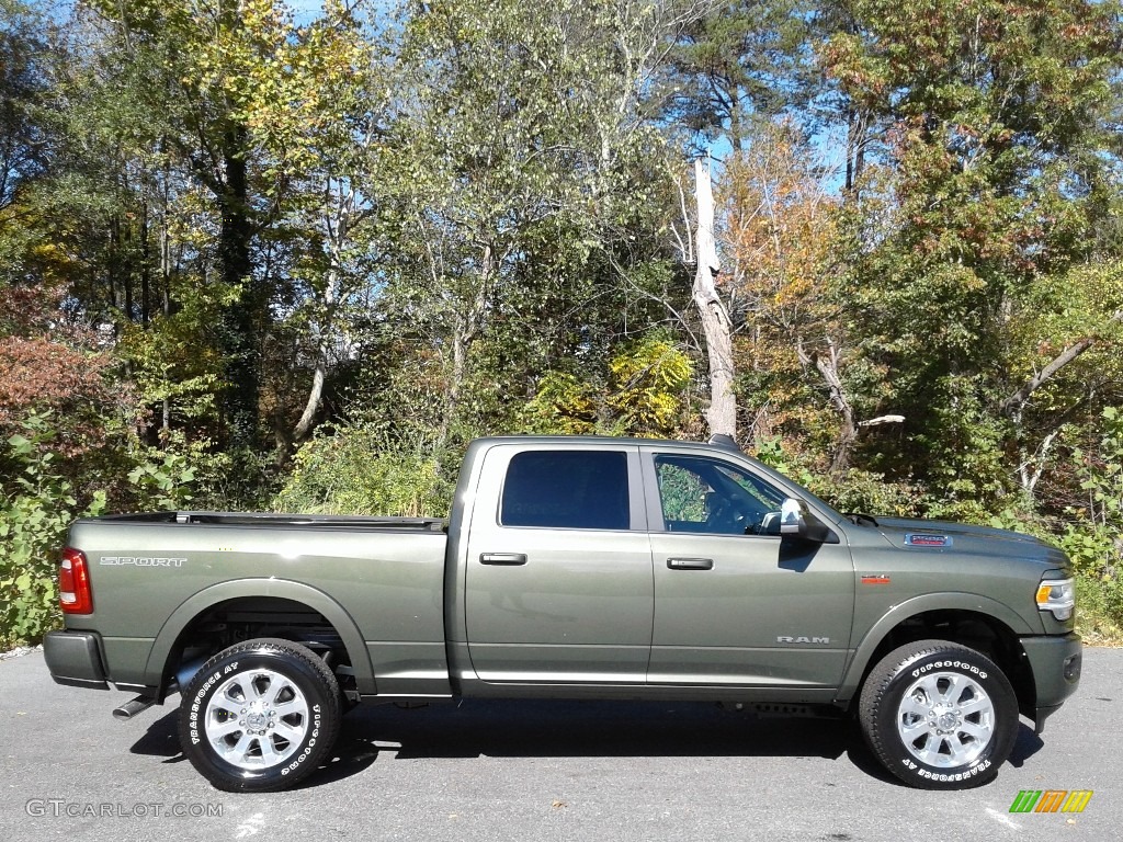 Olive Green Pearl 2022 Ram 2500 Laramie Crew Cab 4x4 Exterior Photo #143132358