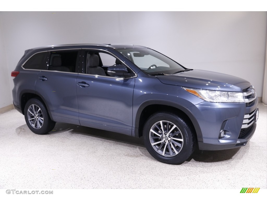 2018 Highlander XLE - Shoreline Blue Pearl / Ash photo #1