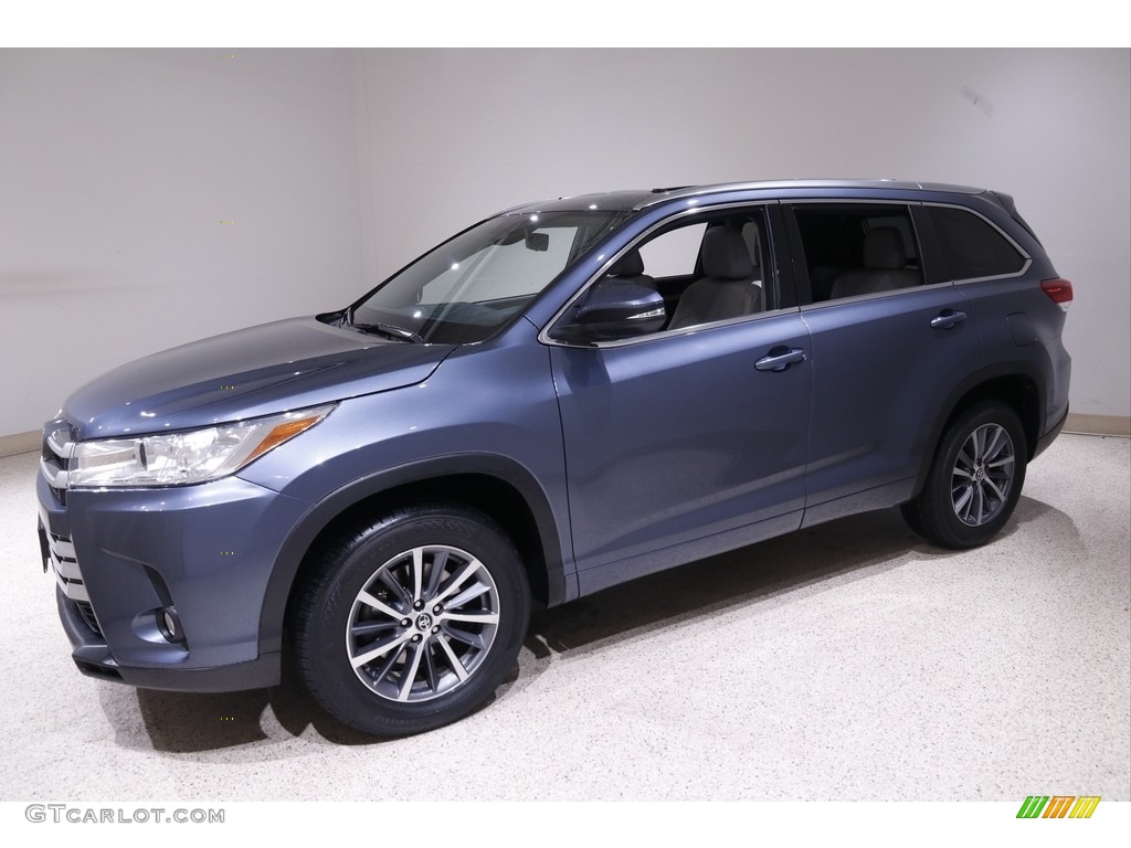 2018 Highlander XLE - Shoreline Blue Pearl / Ash photo #3