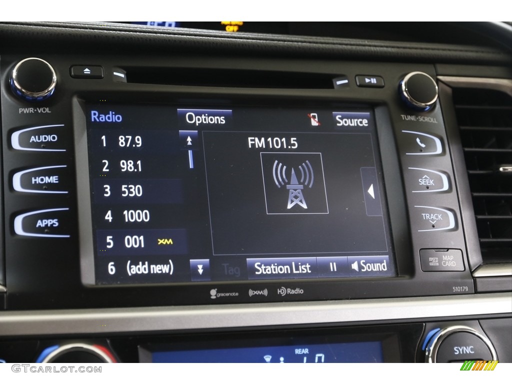 2018 Highlander XLE - Shoreline Blue Pearl / Ash photo #10