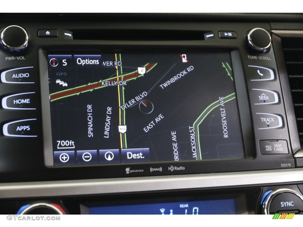 2018 Highlander XLE - Shoreline Blue Pearl / Ash photo #12