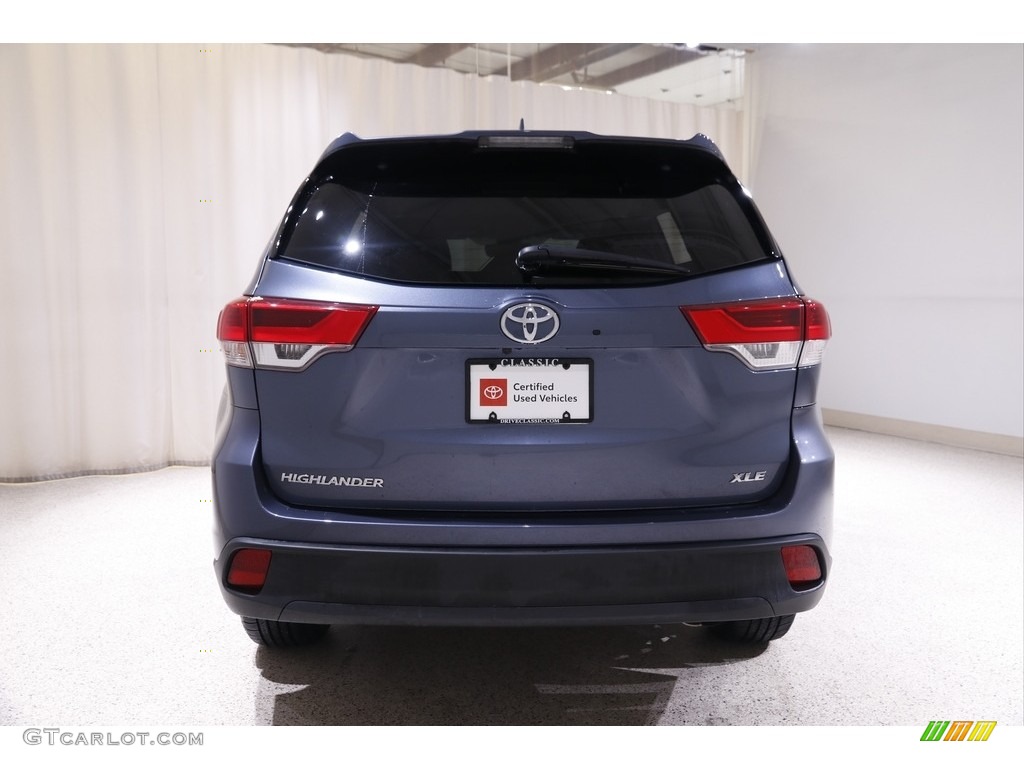 2018 Highlander XLE - Shoreline Blue Pearl / Ash photo #19