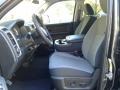 2021 Ram 1500 Diesel Gray/Black Interior Front Seat Photo