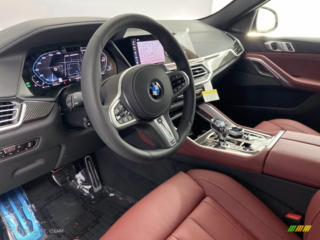 Tacora Red Interior 2022 BMW X6 M50i Photo #143134149