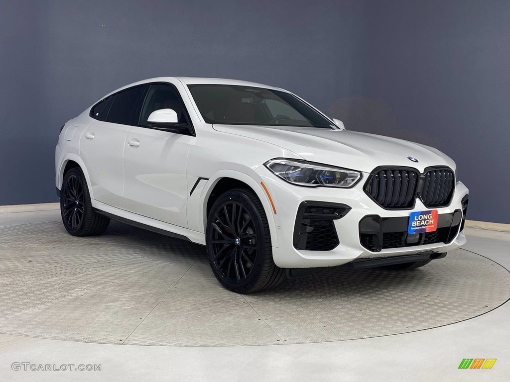 Mineral White Metallic 2022 BMW X6 M50i Exterior Photo #143134557