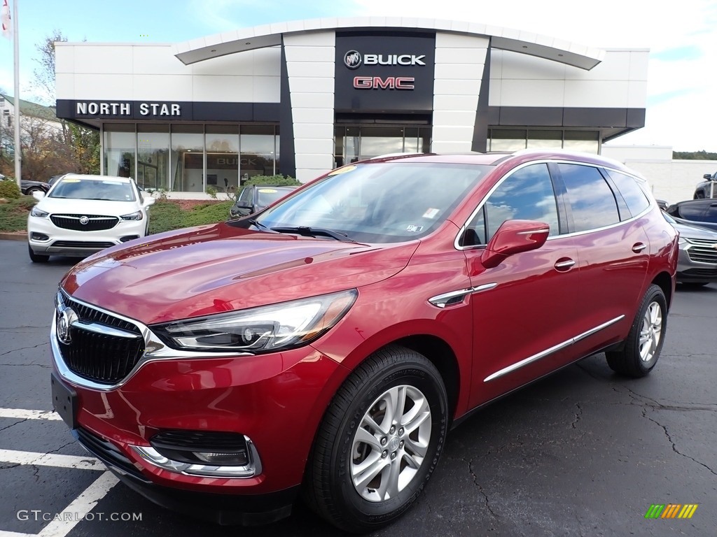 2018 Enclave Essence AWD - Red Quartz Tintcoat / Dark Galvanized photo #1