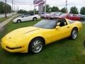 1995 Competition Yellow Chevrolet Corvette Coupe  photo #1