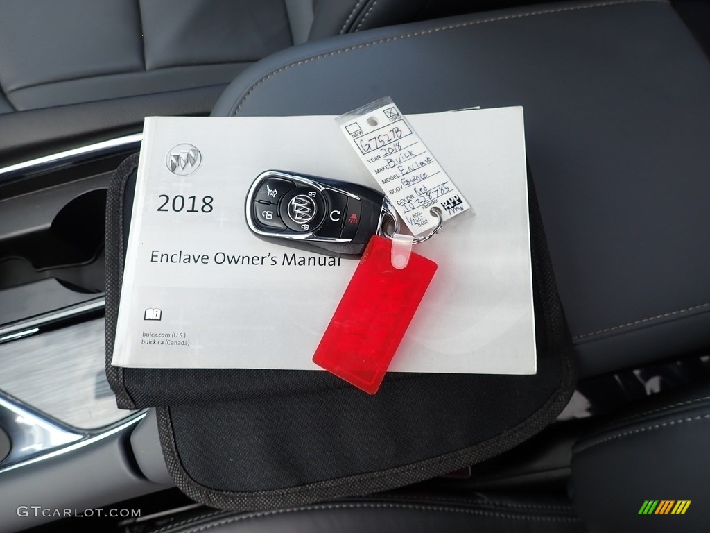 2018 Enclave Essence AWD - Red Quartz Tintcoat / Dark Galvanized photo #29