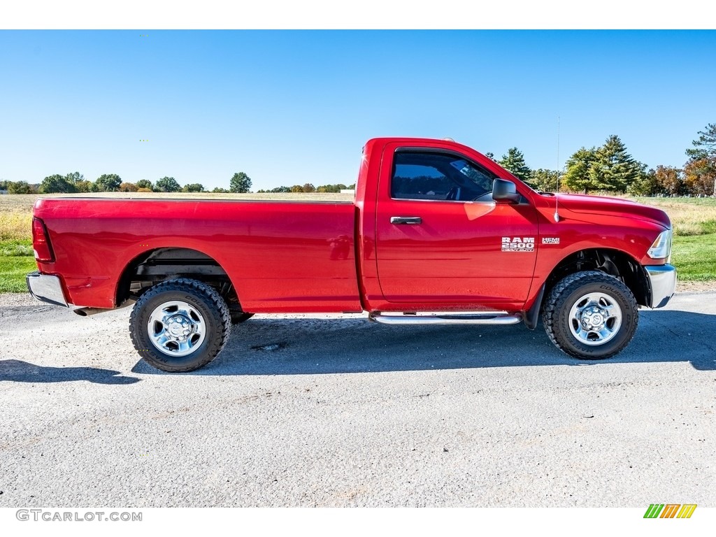 Flame Red 2013 Ram 2500 Tradesman Regular Cab 4x4 Exterior Photo #143135538