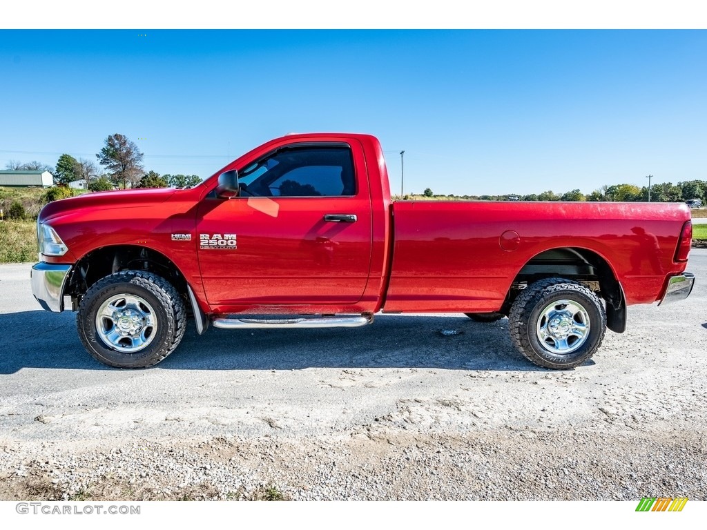 Flame Red 2013 Ram 2500 Tradesman Regular Cab 4x4 Exterior Photo #143135640