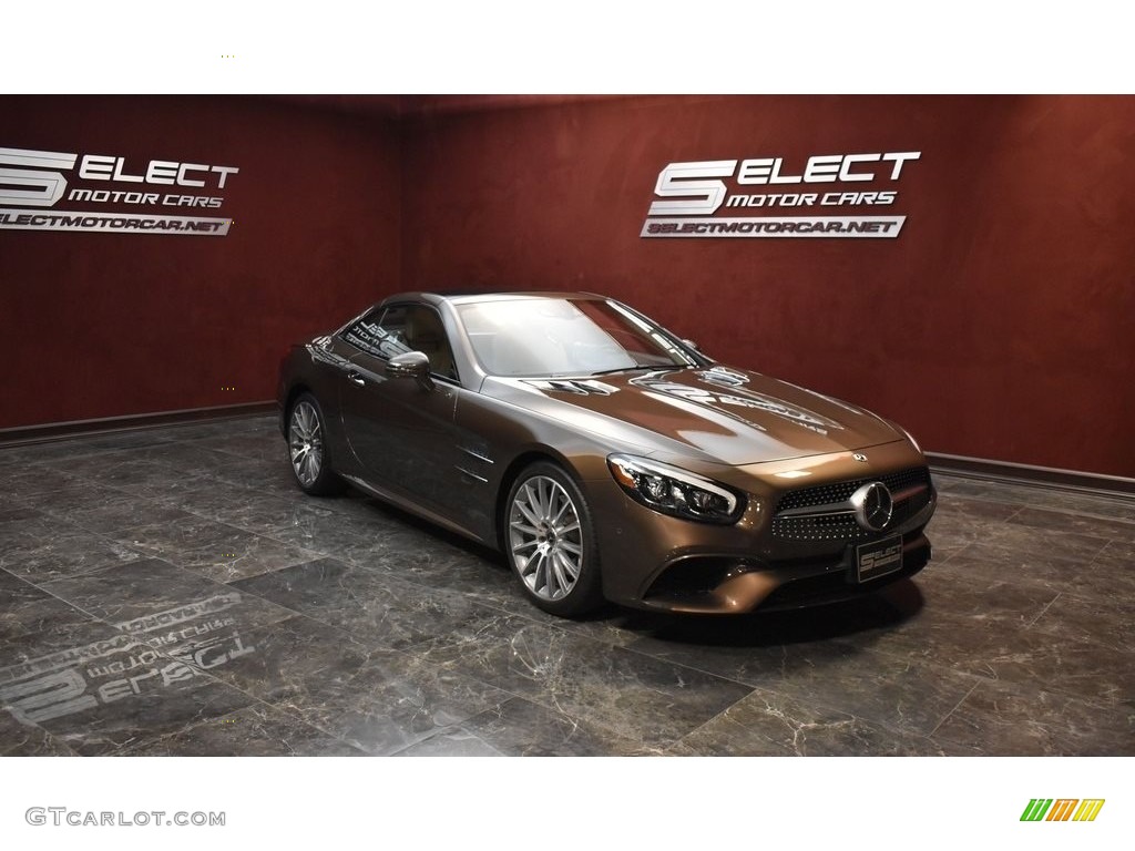 2019 SL 550 Roadster - Dolomite Brown Metallic / Ginger Beige/Espresso Brown photo #3
