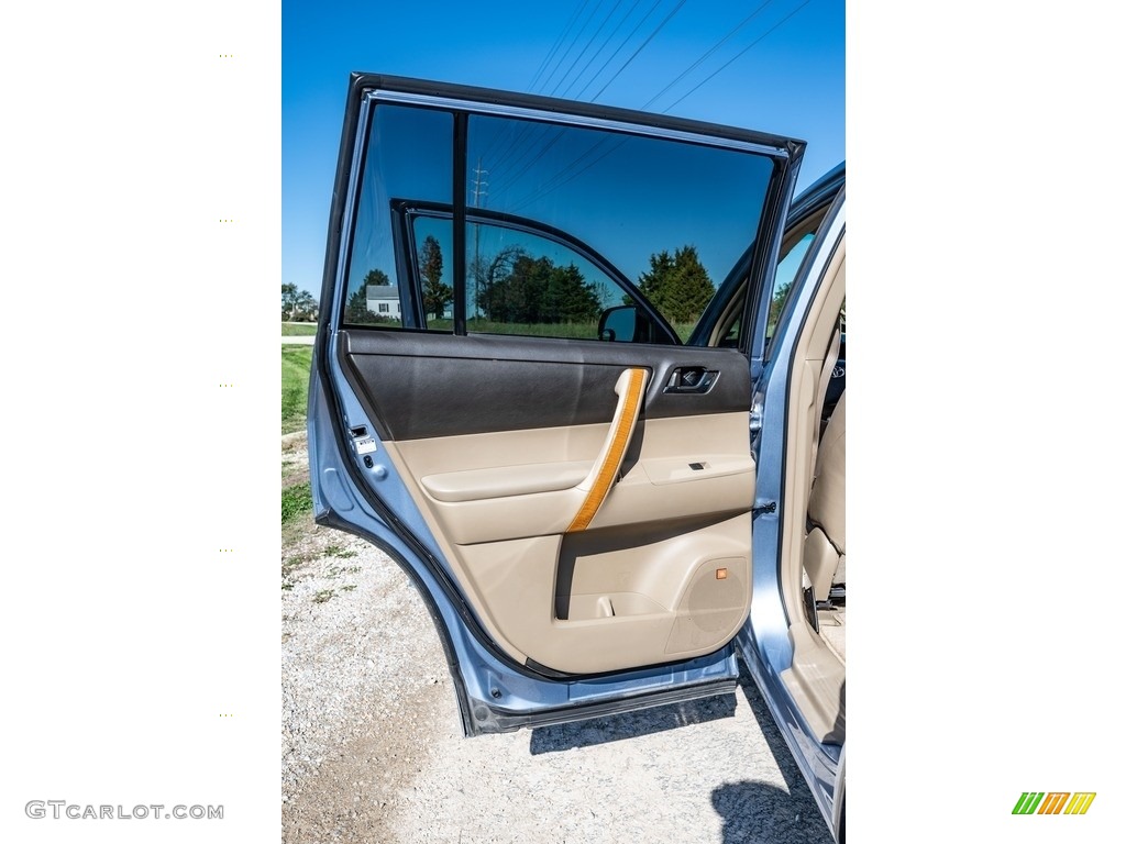 2009 Highlander Hybrid Limited 4WD - Wave Line Pearl / Sand Beige photo #22