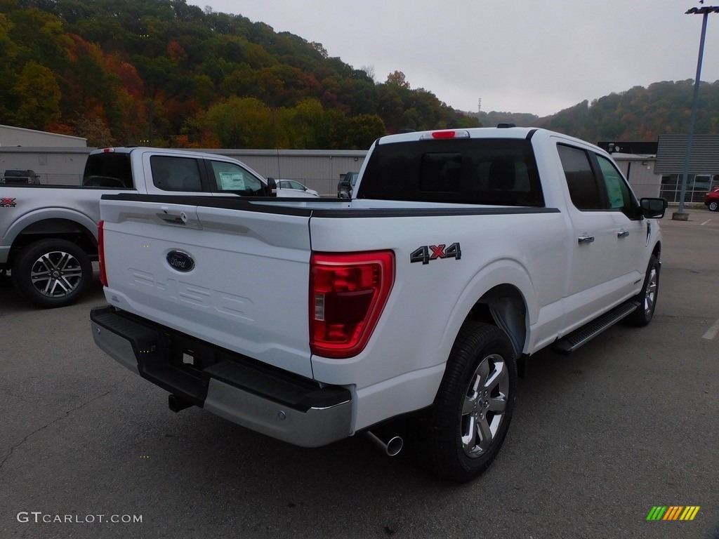 2021 F150 XLT SuperCrew 4x4 - Oxford White / Medium Dark Slate photo #2