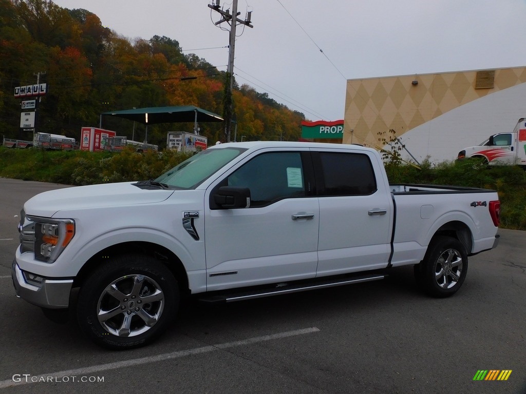 2021 F150 XLT SuperCrew 4x4 - Oxford White / Medium Dark Slate photo #6