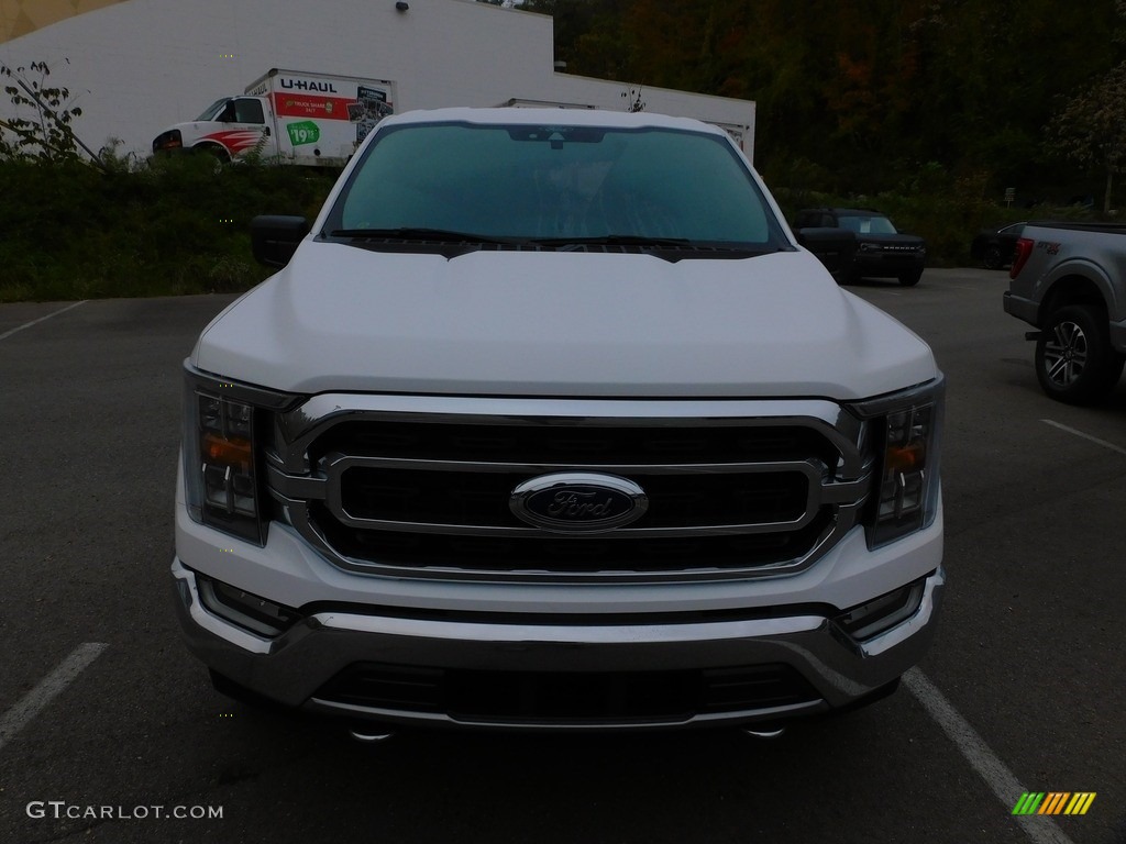 2021 F150 XLT SuperCrew 4x4 - Oxford White / Medium Dark Slate photo #8