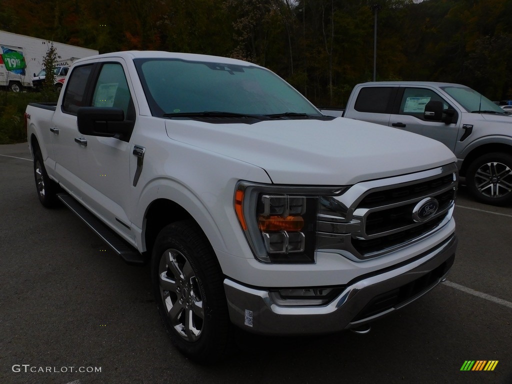 2021 F150 XLT SuperCrew 4x4 - Oxford White / Medium Dark Slate photo #9