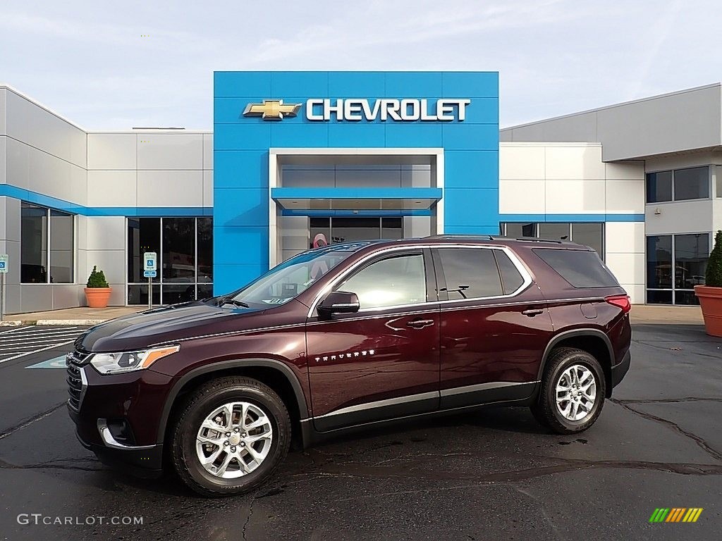 Black Current Metallic 2019 Chevrolet Traverse LT AWD Exterior Photo #143138415