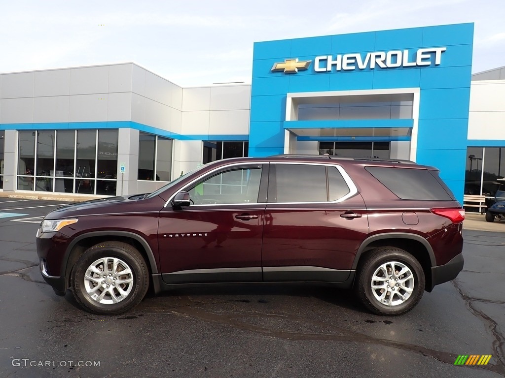 Black Current Metallic 2019 Chevrolet Traverse LT AWD Exterior Photo #143138463