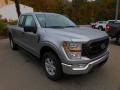 2021 Iconic Silver Ford F150 XL SuperCrew 4x4  photo #9