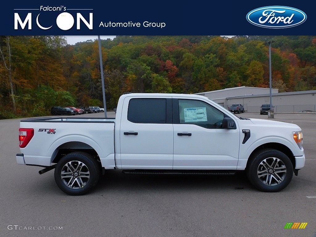 2021 F150 STX SuperCrew 4x4 - Oxford White / Black photo #1