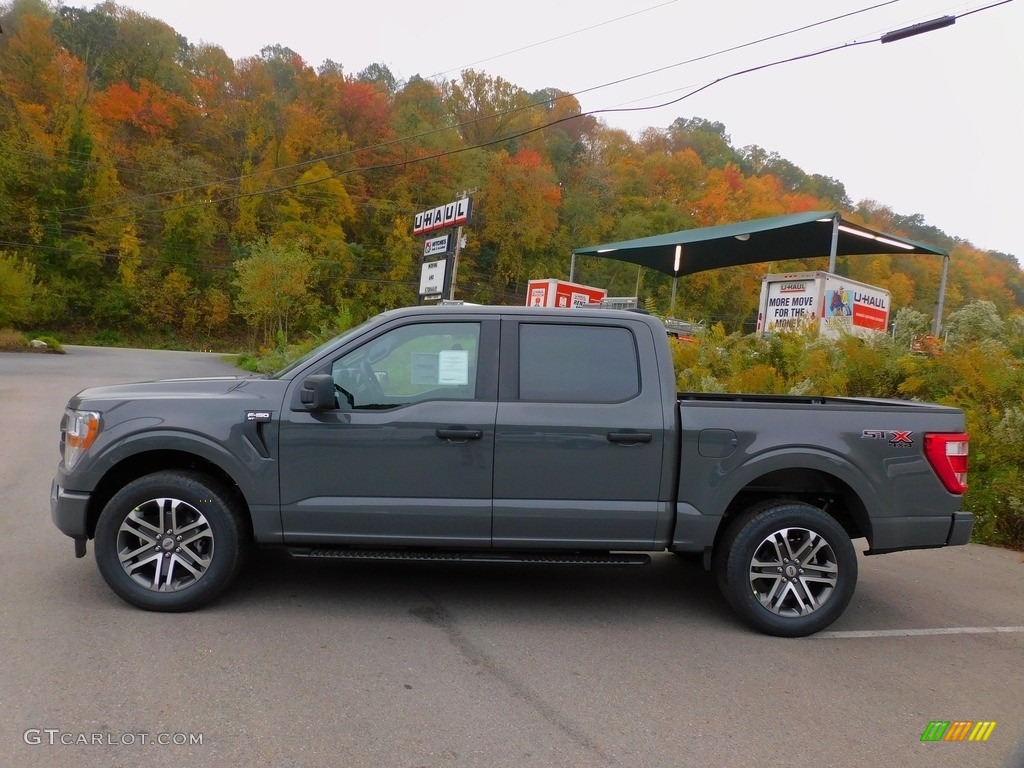 Lead Foot 2021 Ford F150 STX SuperCrew 4x4 Exterior Photo #143140227