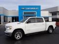 Bright White 2021 Ram 1500 Big Horn Crew Cab 4x4 Exterior