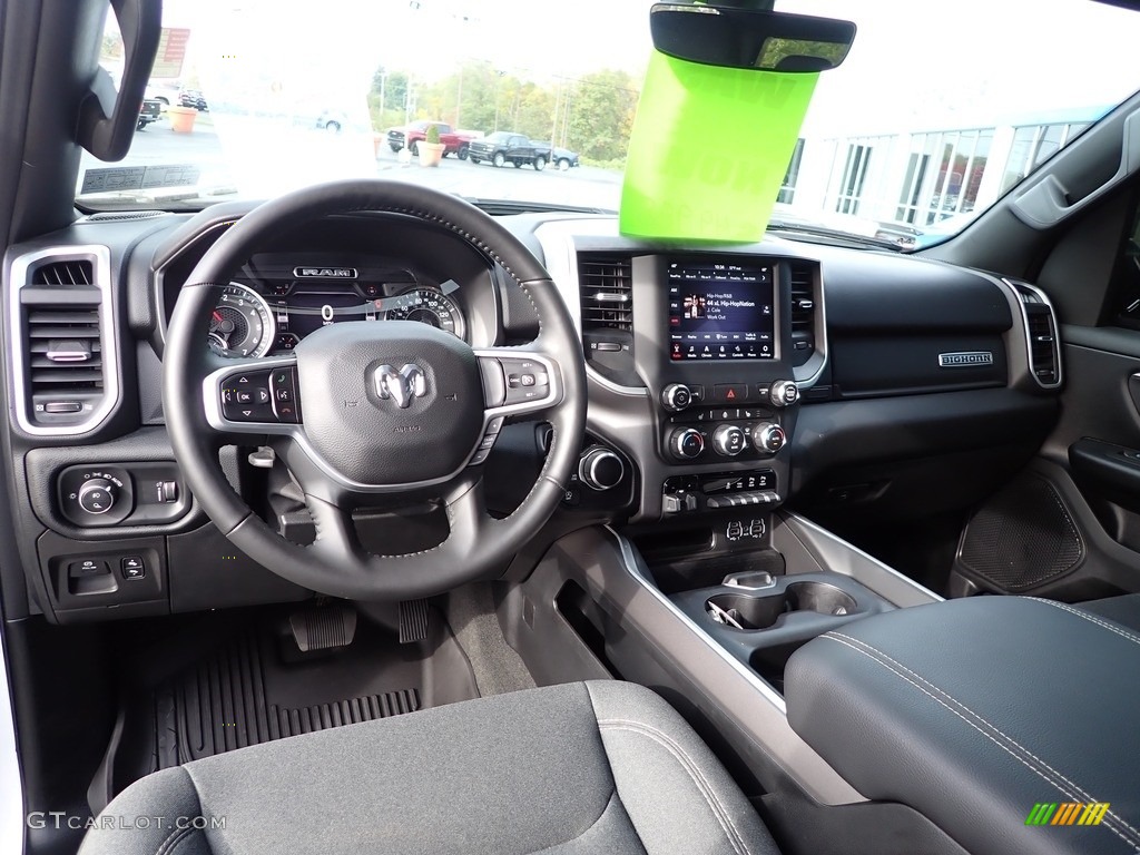Black Interior 2021 Ram 1500 Big Horn Crew Cab 4x4 Photo #143140922