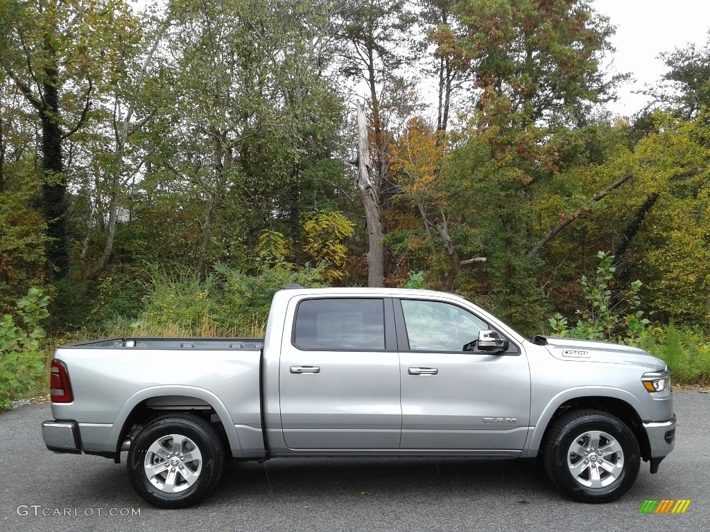 2022 1500 Laramie Crew Cab 4x4 - Billet Silver Metallic / Black photo #5