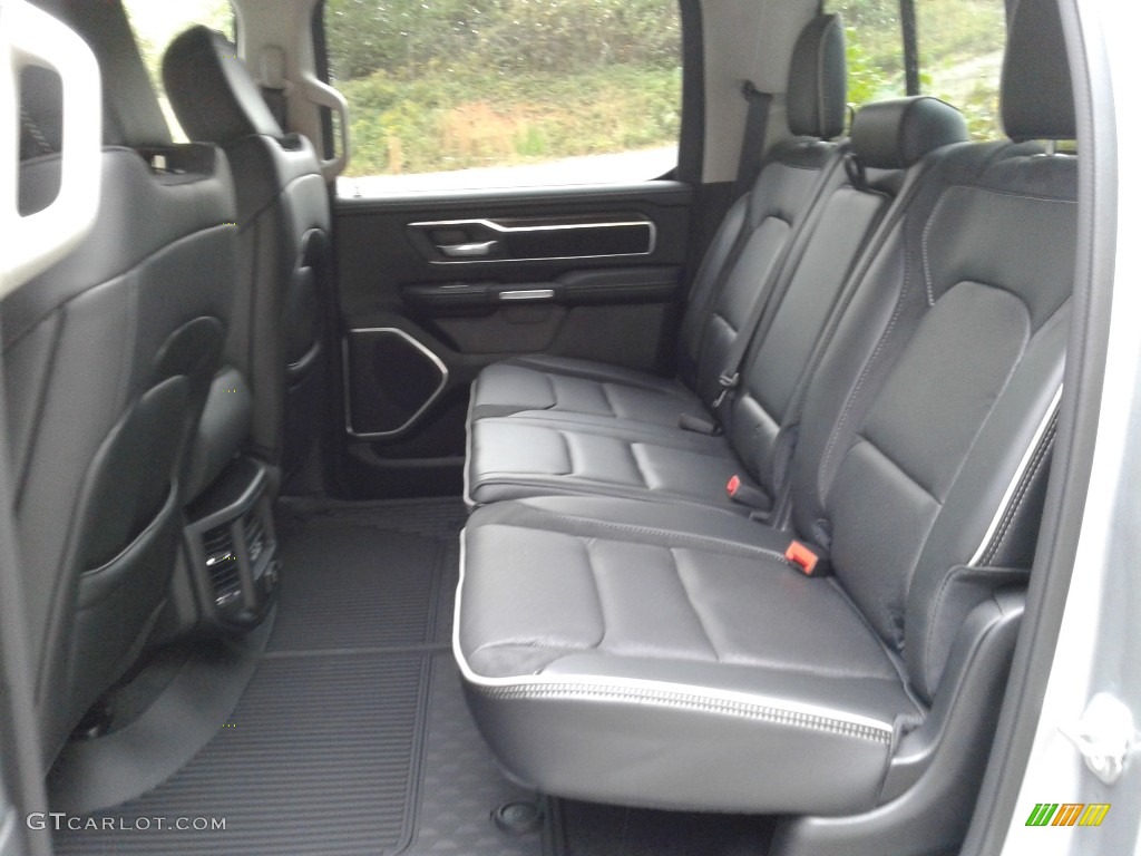 Black Interior 2022 Ram 1500 Laramie Crew Cab 4x4 Photo #143141316