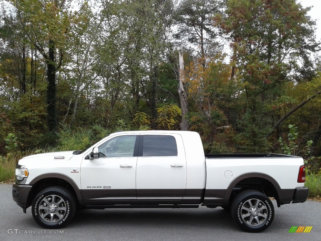 Pearl White 2022 Ram 2500 Limited Longhorn Mega Cab 4x4 Exterior Photo #143141730