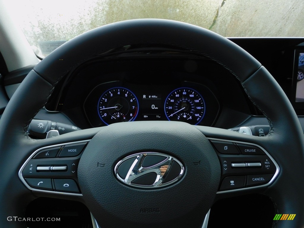 2022 Hyundai Palisade SEL AWD Black Steering Wheel Photo #143141759