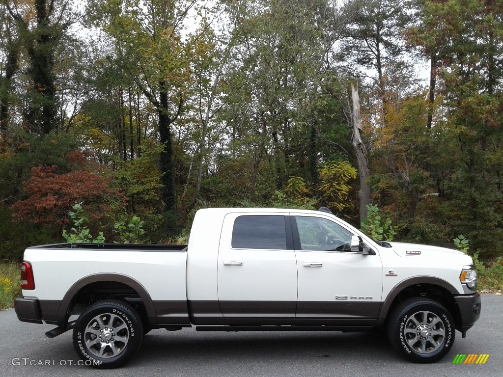 Pearl White 2022 Ram 2500 Limited Longhorn Mega Cab 4x4 Exterior Photo #143141838