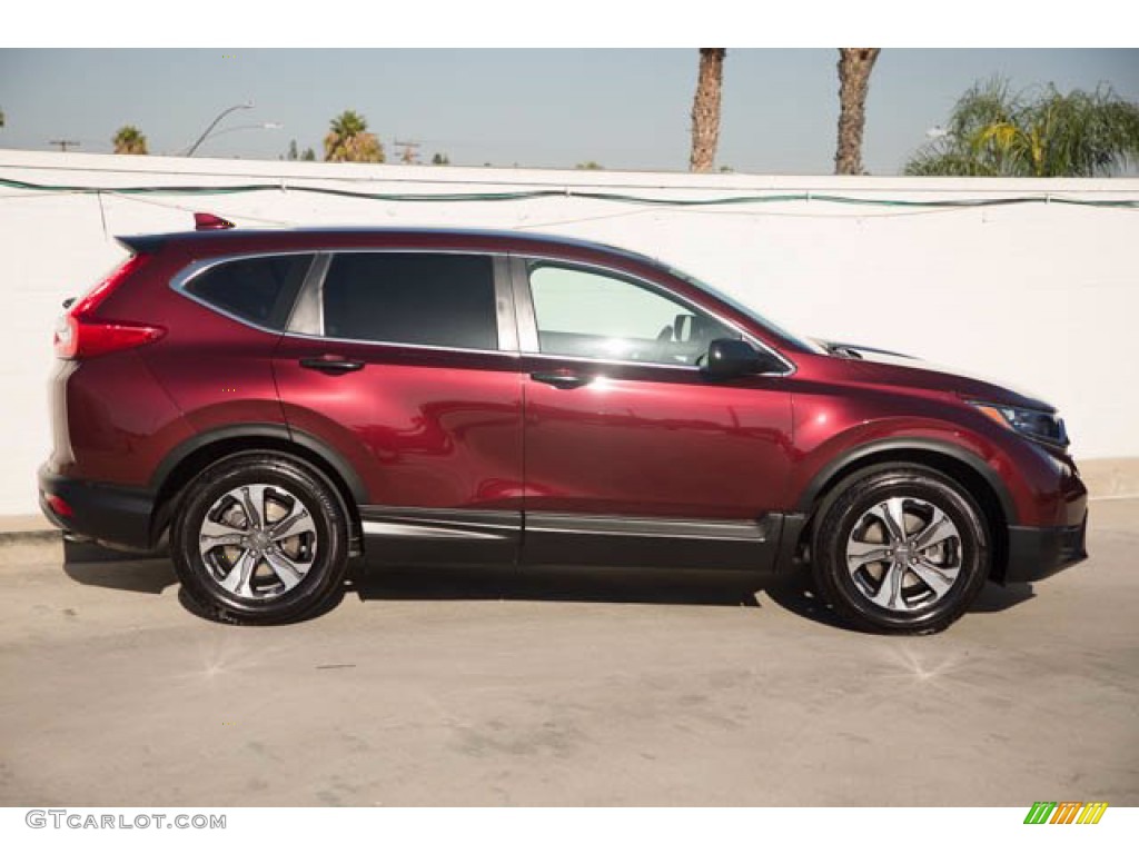 2018 CR-V LX - Basque Red Pearl II / Ivory photo #13