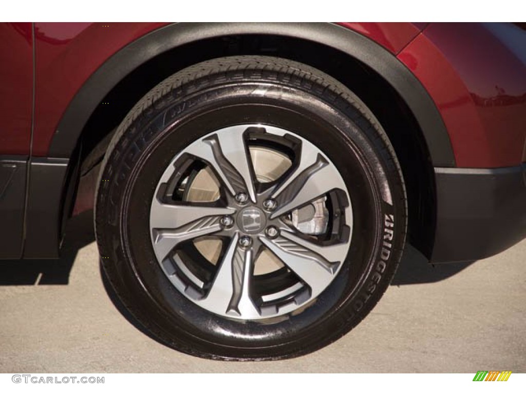 2018 CR-V LX - Basque Red Pearl II / Ivory photo #36