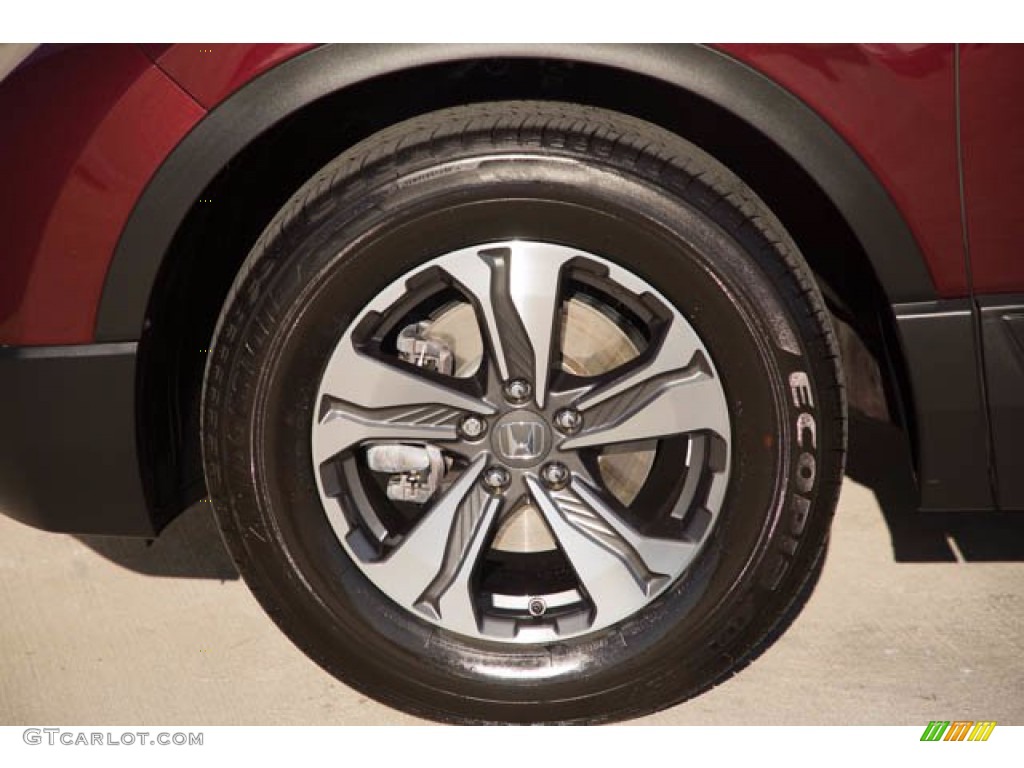 2018 CR-V LX - Basque Red Pearl II / Ivory photo #38
