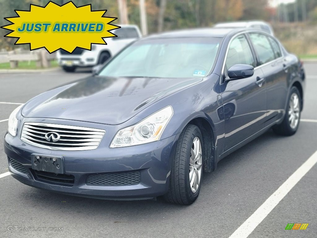 2009 G 37 x Sedan - Blue Slate Metallic / Stone photo #1