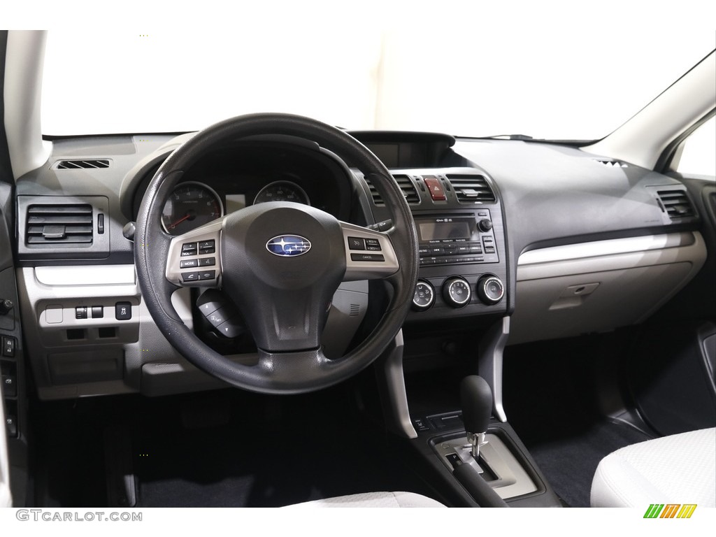 2015 Forester 2.5i Premium - Satin White Pearl / Gray photo #6