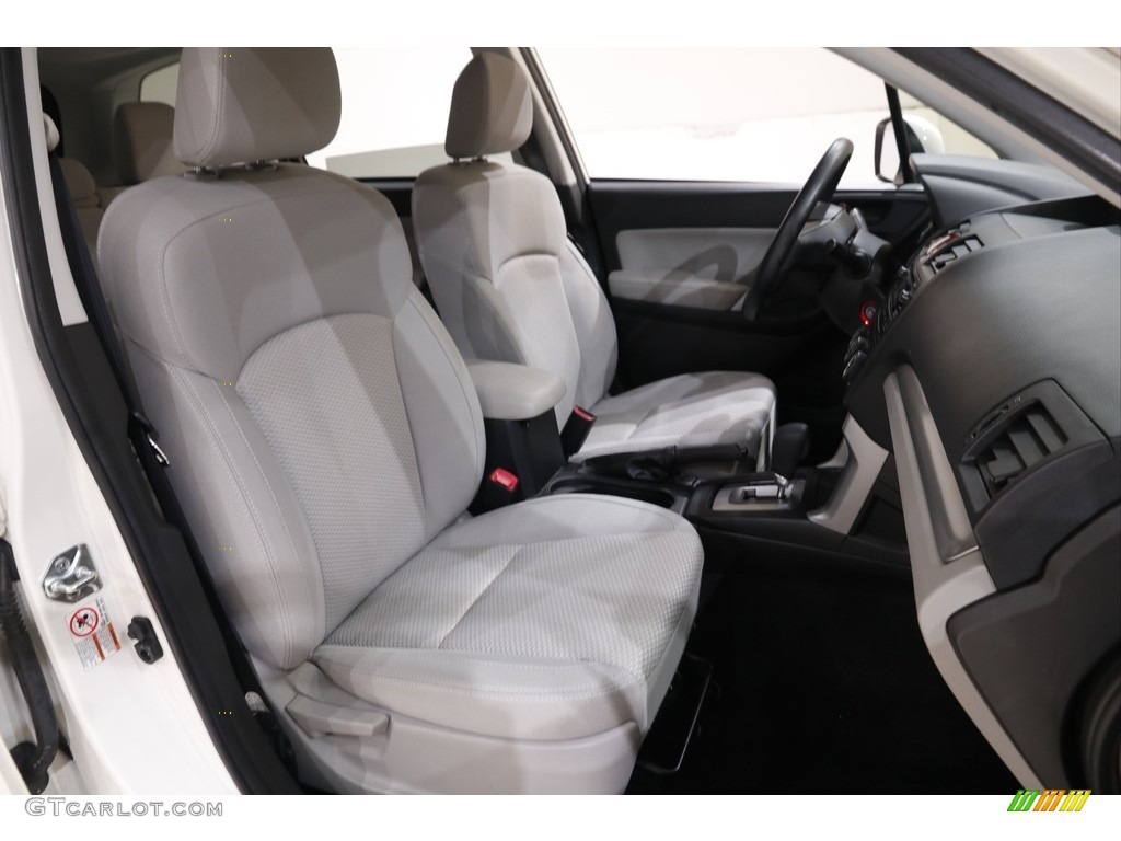 2015 Forester 2.5i Premium - Satin White Pearl / Gray photo #16