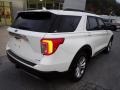 2020 Oxford White Ford Explorer XLT 4WD  photo #2