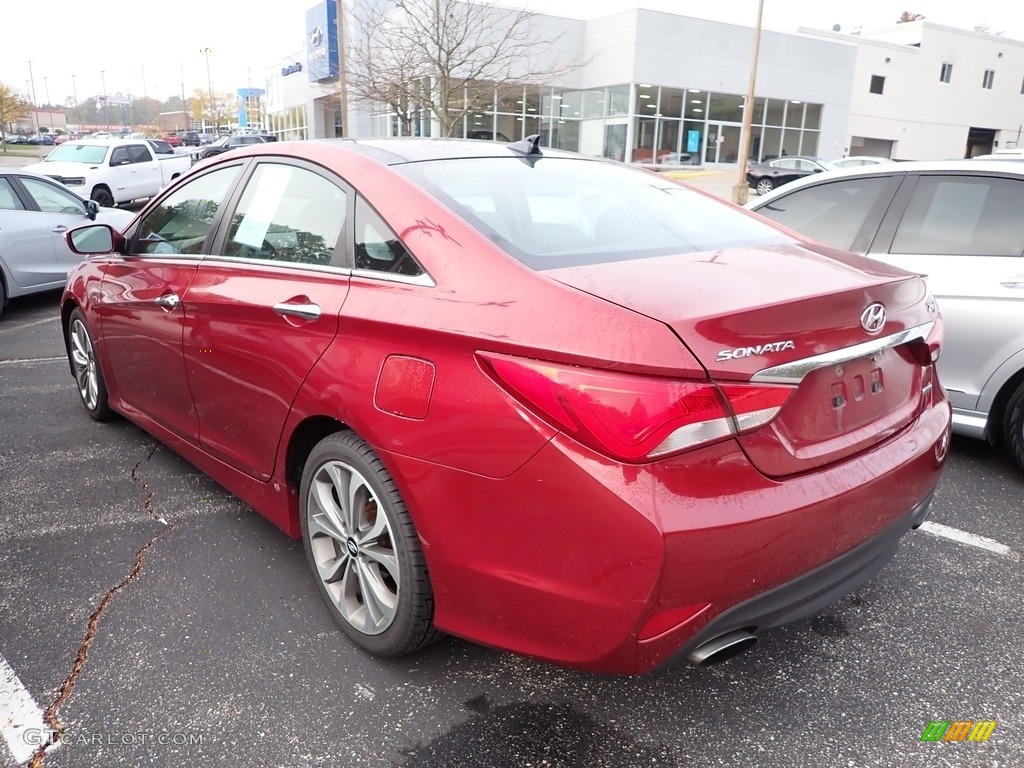 2014 Sonata Limited 2.0T - Venetian Red / Gray photo #2