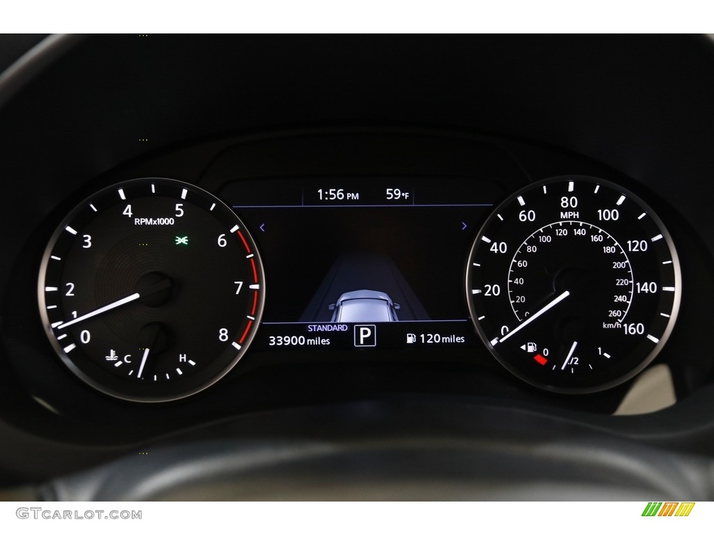 2019 QX50 Essential AWD - Hermosa Blue / Graphite photo #8